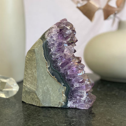 Raw Amethyst Gemstone Rock for sale, Cathedral Amethyst