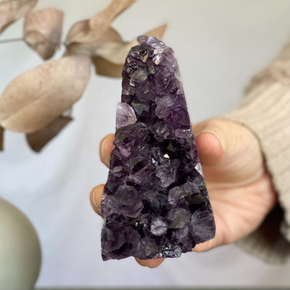Raw Amethyst Gemstone Rock for sale, Cathedral Amethyst