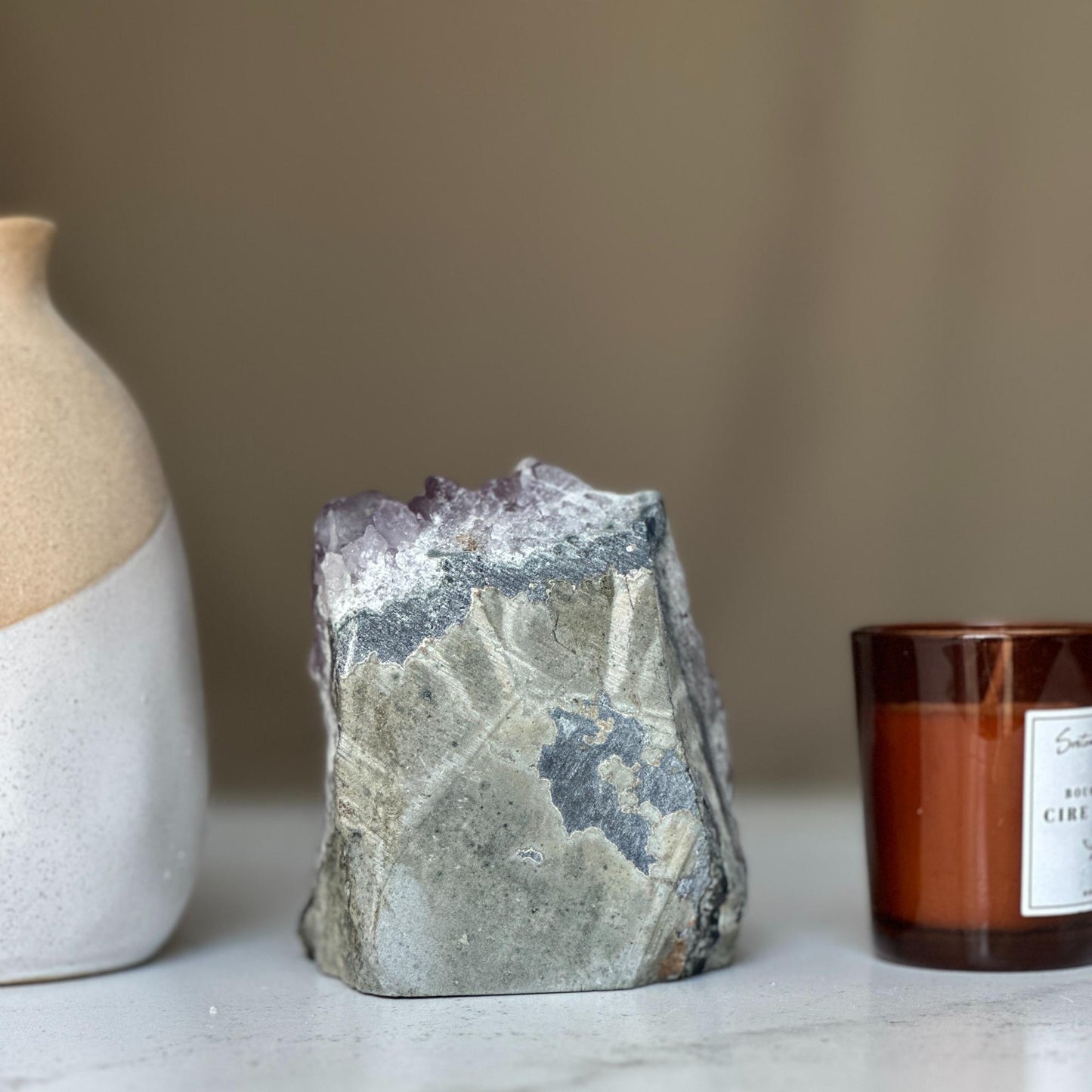 Amethyst Geode, Large Cluster, Premium quality stone from Uruguay, Deep Purple Crystal