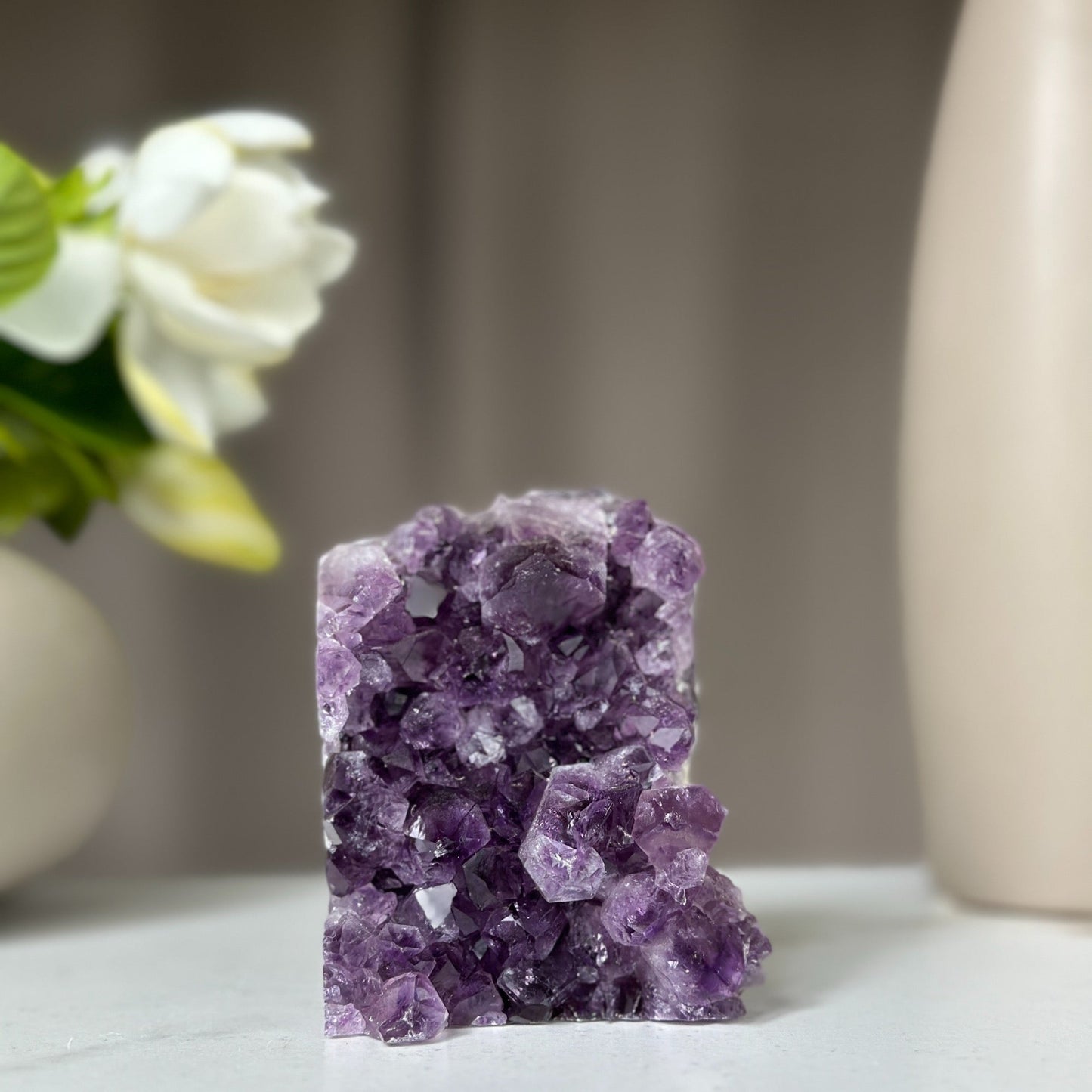 Large crystals, Amethyst geode, Anxiety relief, Stay safe gift