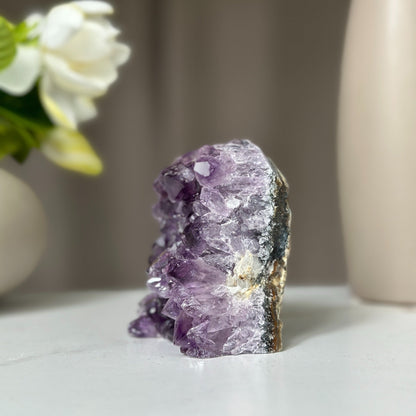 Large crystals, Amethyst geode, Anxiety relief, Stay safe gift