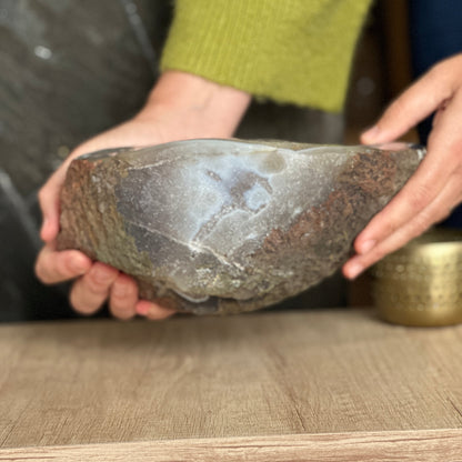 Crystal decor, amethyst gemstone