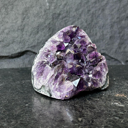 3 Lb Amethyst Cave Geode, 4.5 in tall Huge Crystal Cluster for Collectors