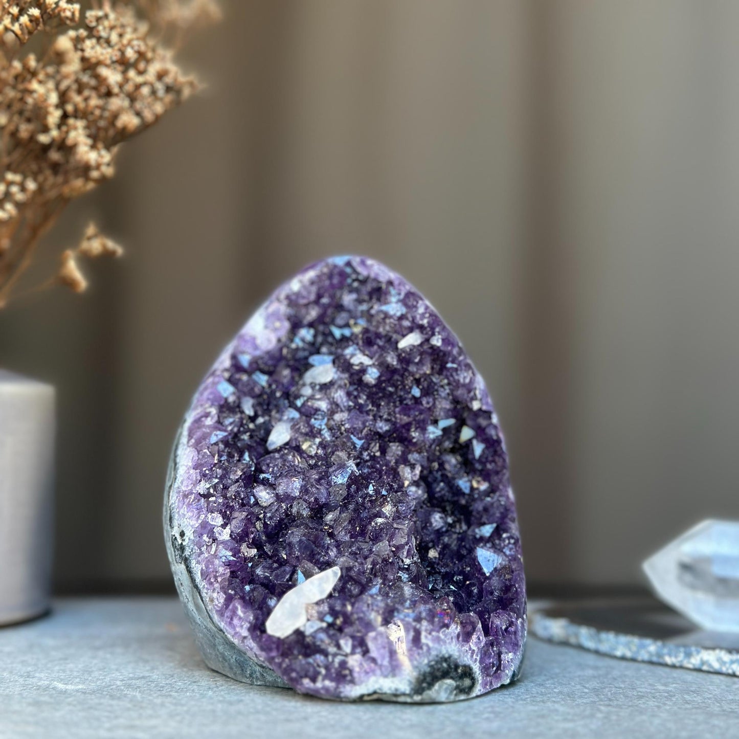 Deep Purple Amethyst Stone