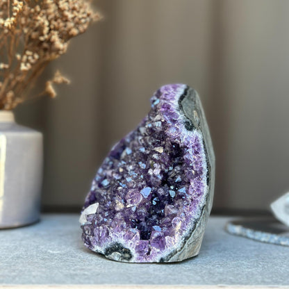 Deep Purple Amethyst Stone
