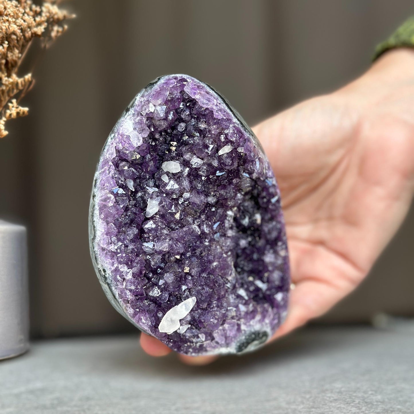 Deep Purple Amethyst Stone