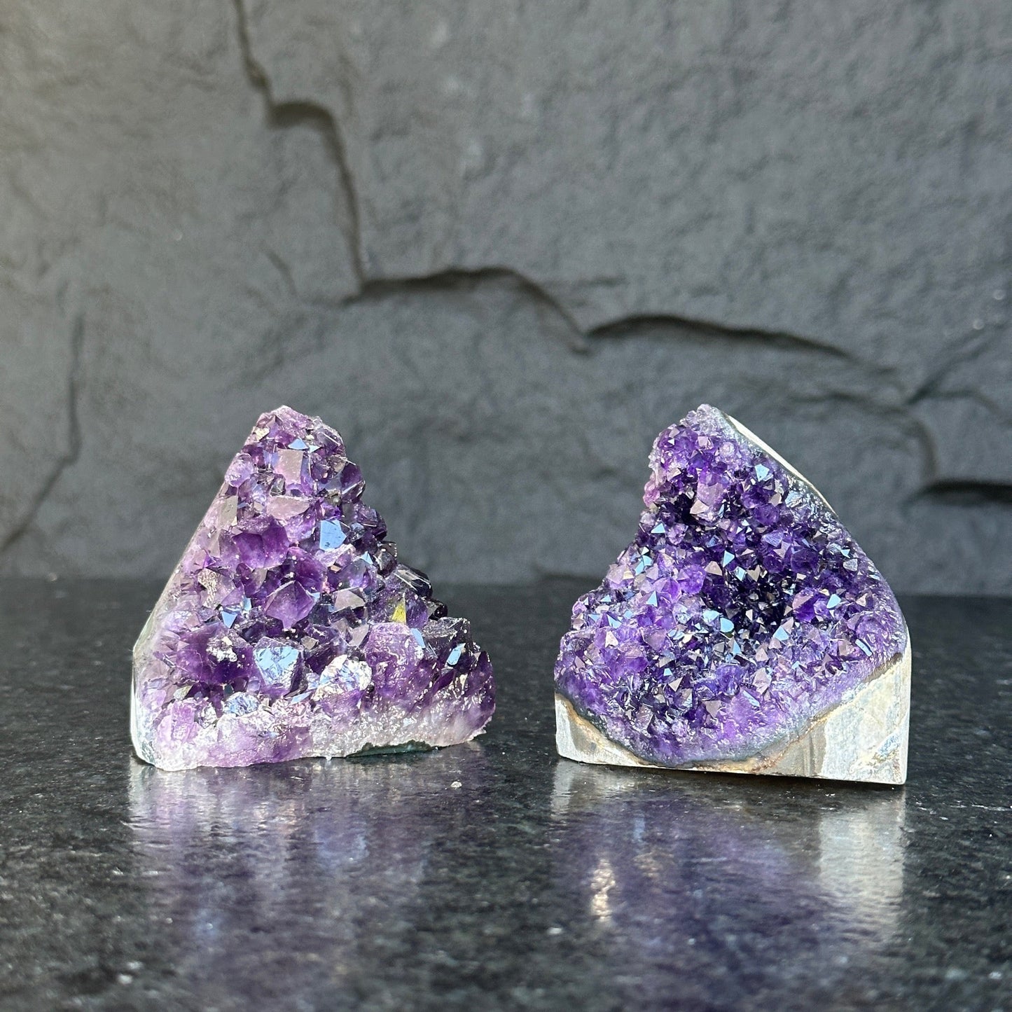 Choose your raw amethyst set