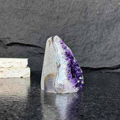 Reserved for Michael - Large crystals, Amethyst geode, Anxiety relief, Stay safe gift