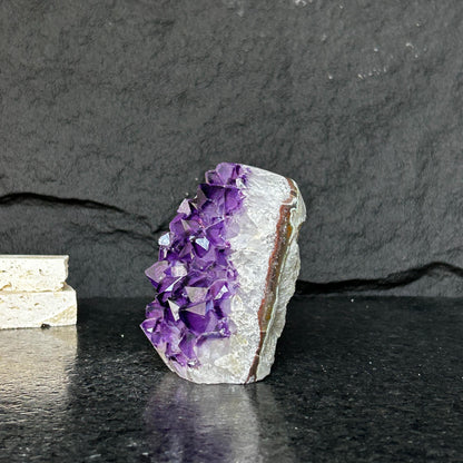 Cathedral Amethyst geode, Unique raw amethyst cluster
