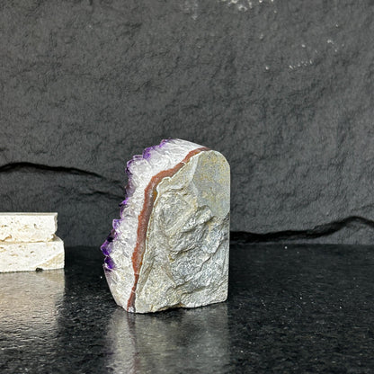Cathedral Amethyst geode, Unique raw amethyst cluster