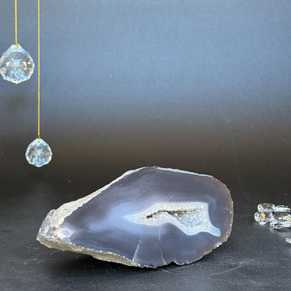 Gemstones and semi precious stones, agate cave