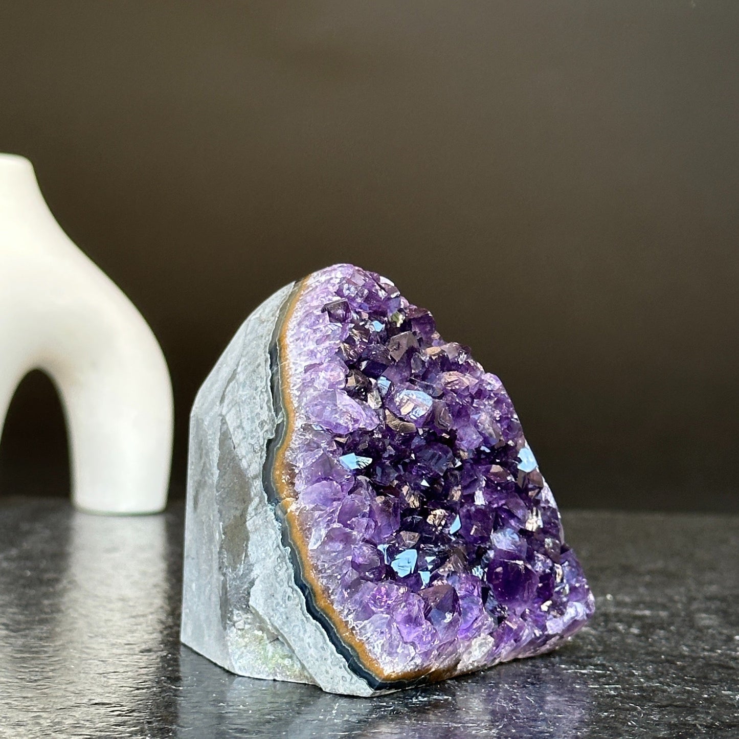 Amethyst for home decor, polished amethyst