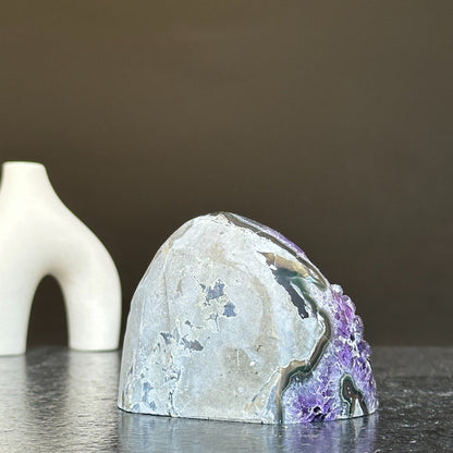 Cut Base Amethyst, Self Standing Crystal Cluster, Free Standing Amethyst