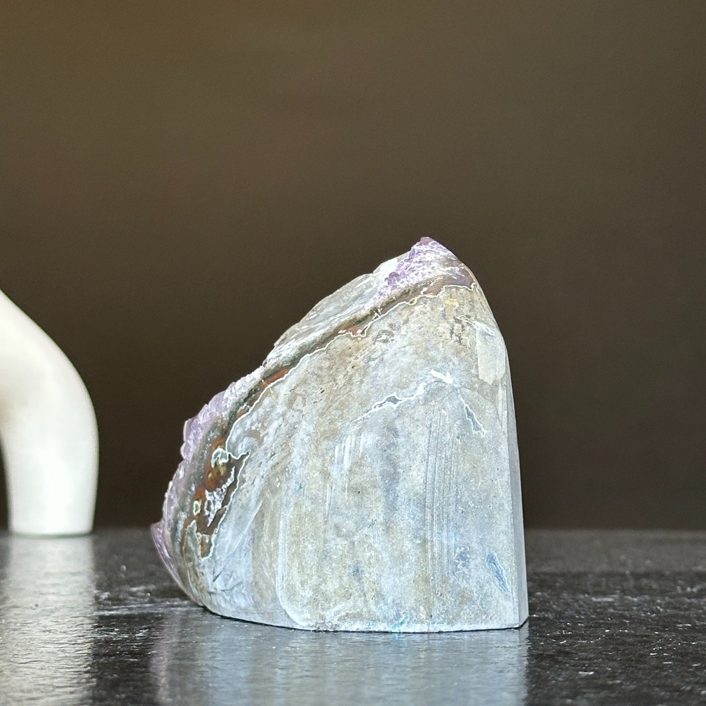 Natural Deep Purple Uruguay Amethyst Crystal Geode