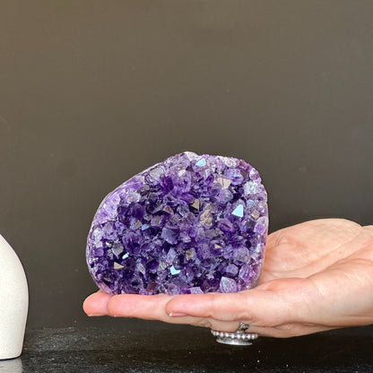 Amethyst cave, crystal purple amethyst
