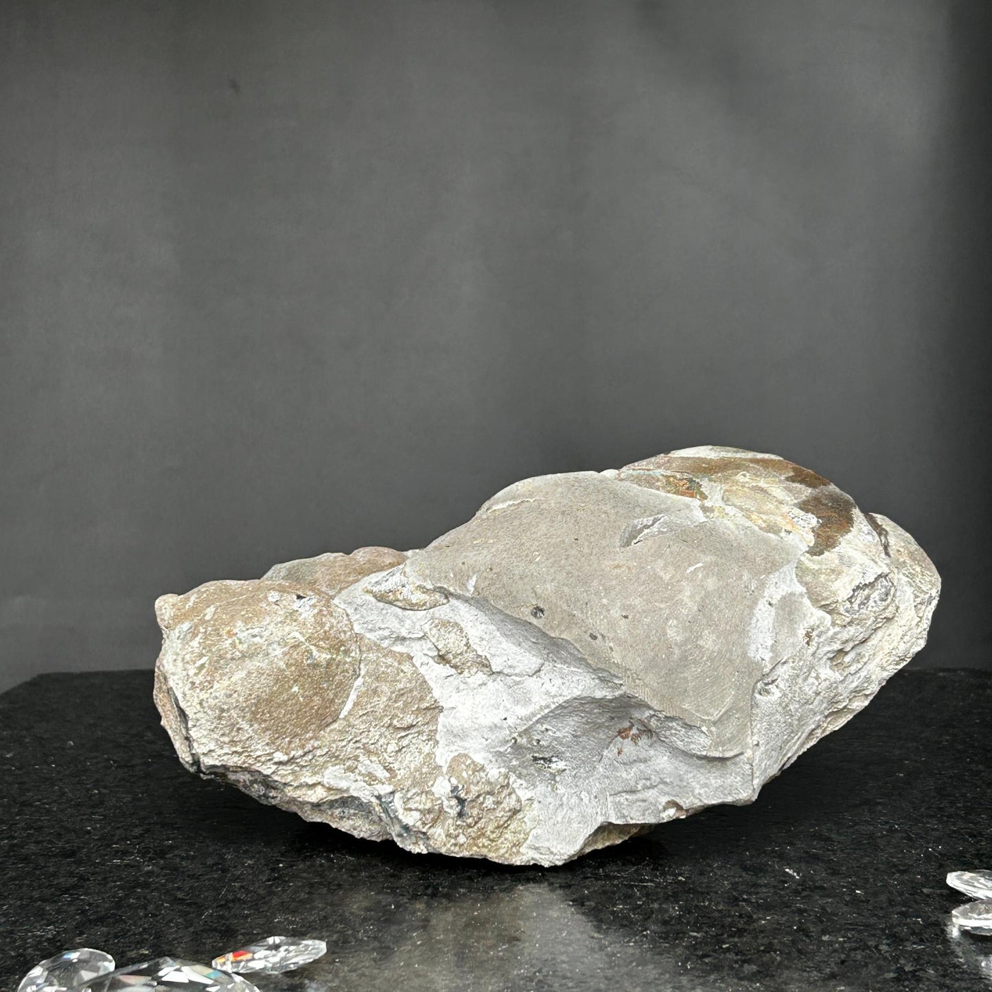 Amethyst and crystal, Semi precious rock