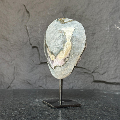 Amethyst Geode with Stand for collectors, A quality amethyst stone from Uruguay