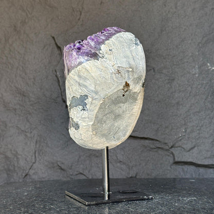 Huge and Rare Find Crystal Formations, Huge and Rare Find Crystal Formations, Amethyst Geode with large points, calcite and quartz Stone, Crystal piece with Stand
