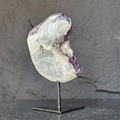 Huge and Rare Find Crystal Formations, Huge and Rare Find Crystal Formations, Amethyst Geode with large points, calcite and quartz Stone, Crystal piece with Stand