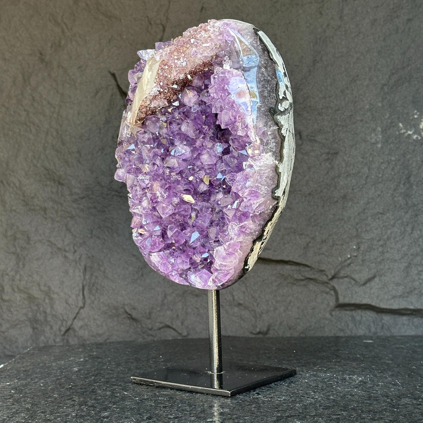Giant amethyst geode, genuine amethyst