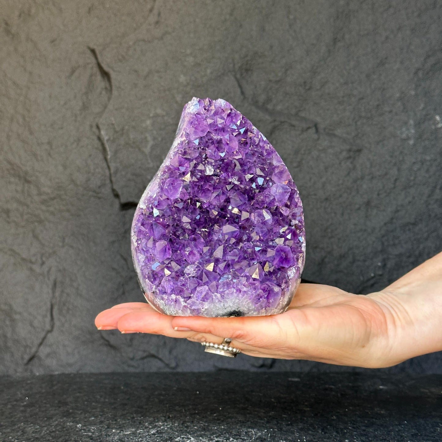 Amethyst flame, Crystal flame for decoration