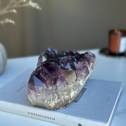 Large amethyst cluster, anniversary wedding gift, AA quality amethyst