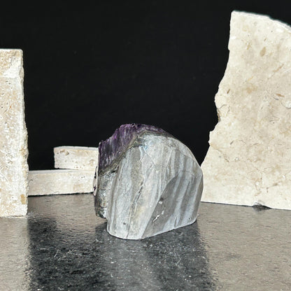 Top Grade Deep Purple Uruguayan Amethyst, Amethyst cluster with agate Formations