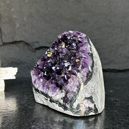 Amethyst cathedral stone for home decor, stunning AAA grade geode from Uruguay