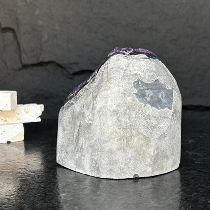 Amethyst Cave Geode with Agate formations, Huge Crystal Cluster for Collectors