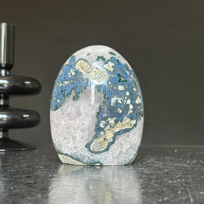 Superb Amethyst with Agate and Quartz formations, 5 in tall Extra Large Amethyst Cave, Oval Shaped Stone, Extra Large Collector piece