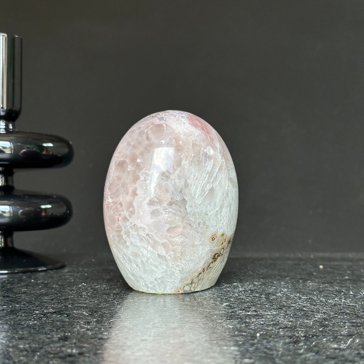 Incredible Deep Purple Amethyst Stone, Egg shaped crystal piece, AAA amethyst quality Oval Full polished Crystal