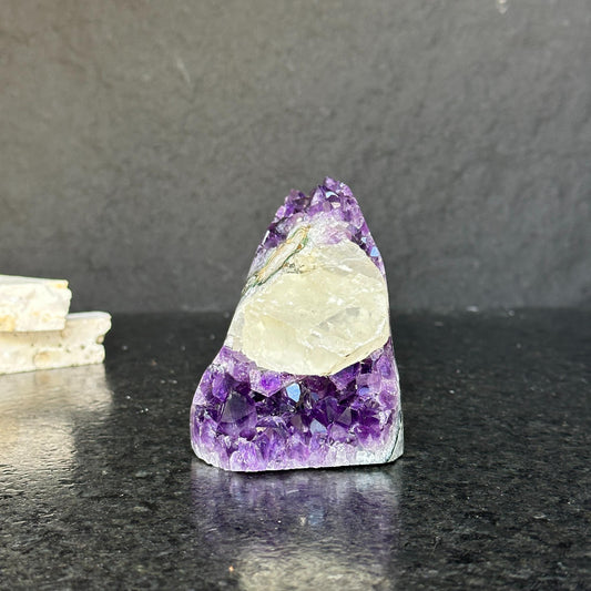 Amethyst Crystal rare find, amethyst with polished edges, Amethyst cathedral
