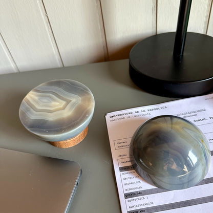 Semiprecious stone, Natural Crystal Desk Ornament