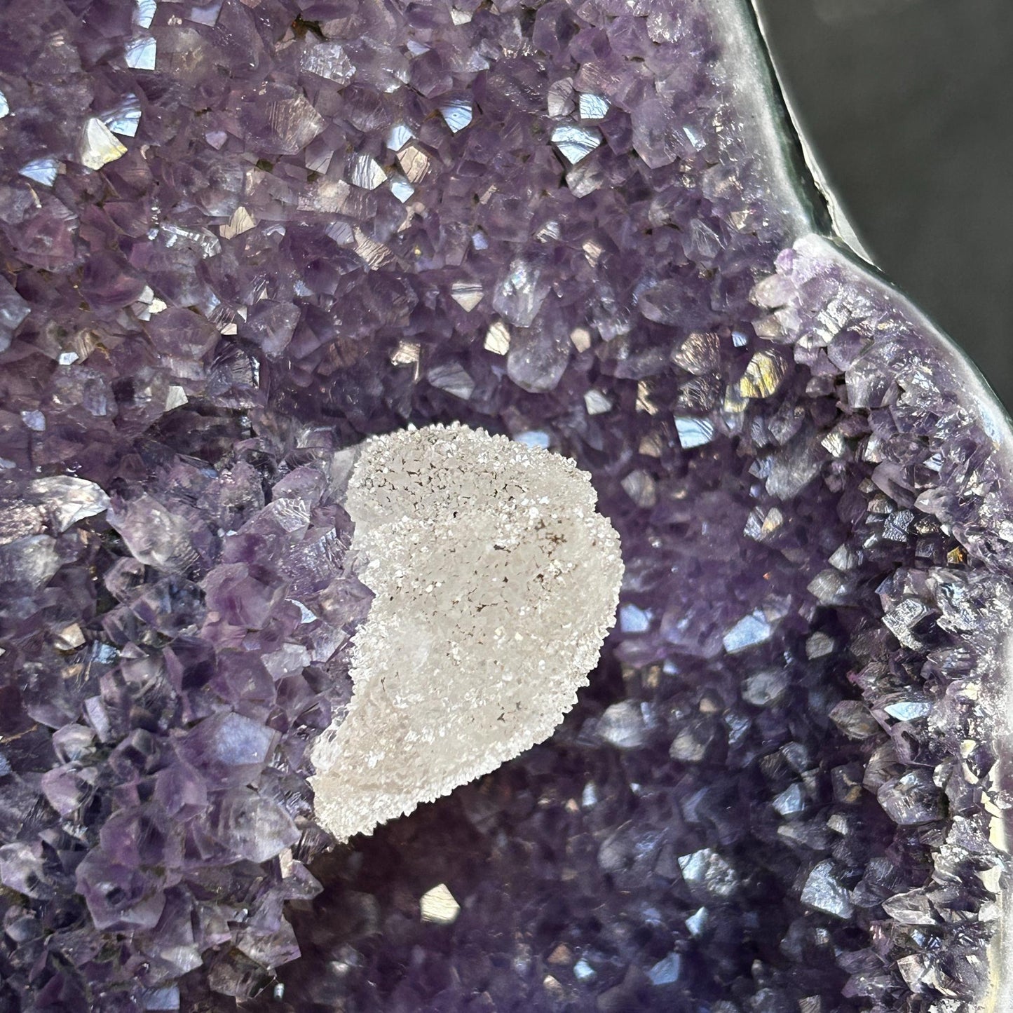Precious stones and semi precious geode