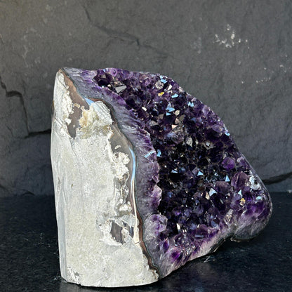 Unique Premium quality Amethyst, Geode cave amethyst 9 inches
