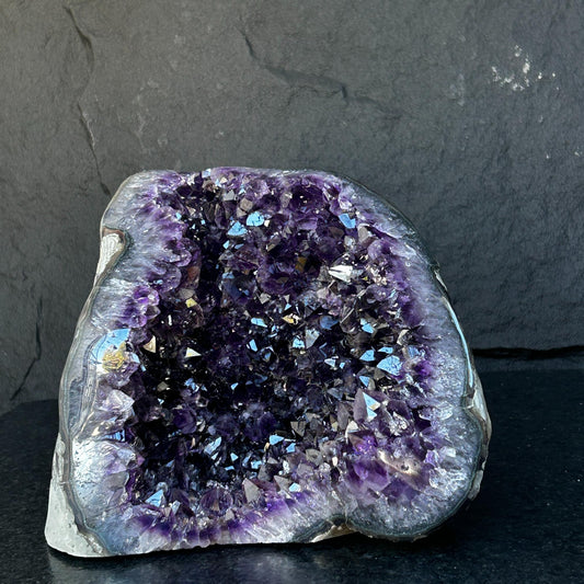 Unique Premium quality Amethyst, Geode cave amethyst 9 inches