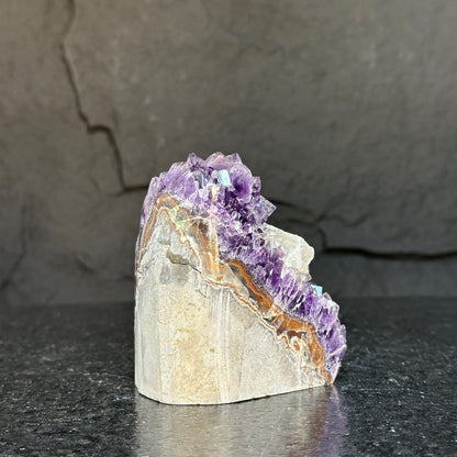 Amethyst raw stone, Cathedral amethyst, large crystal cluster