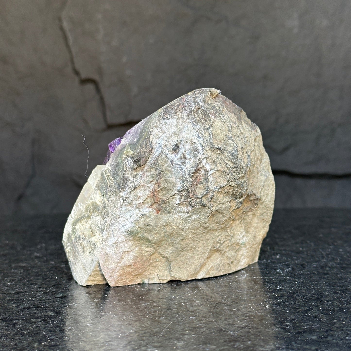 Large Amethyst Crystal Stone, Deep Purple Uruguayan Amethyst Geode , Anniversary Gift for Collectors