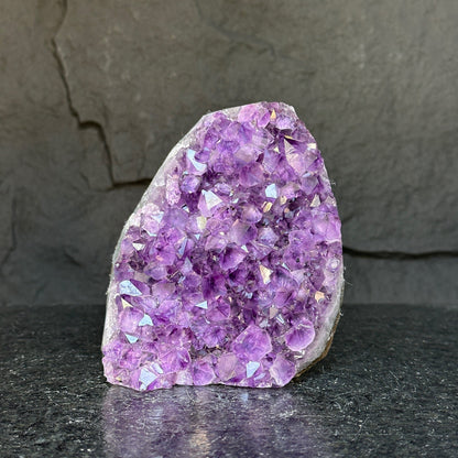 Deep purple amethyst cathedral, 2LB amethyst crystal