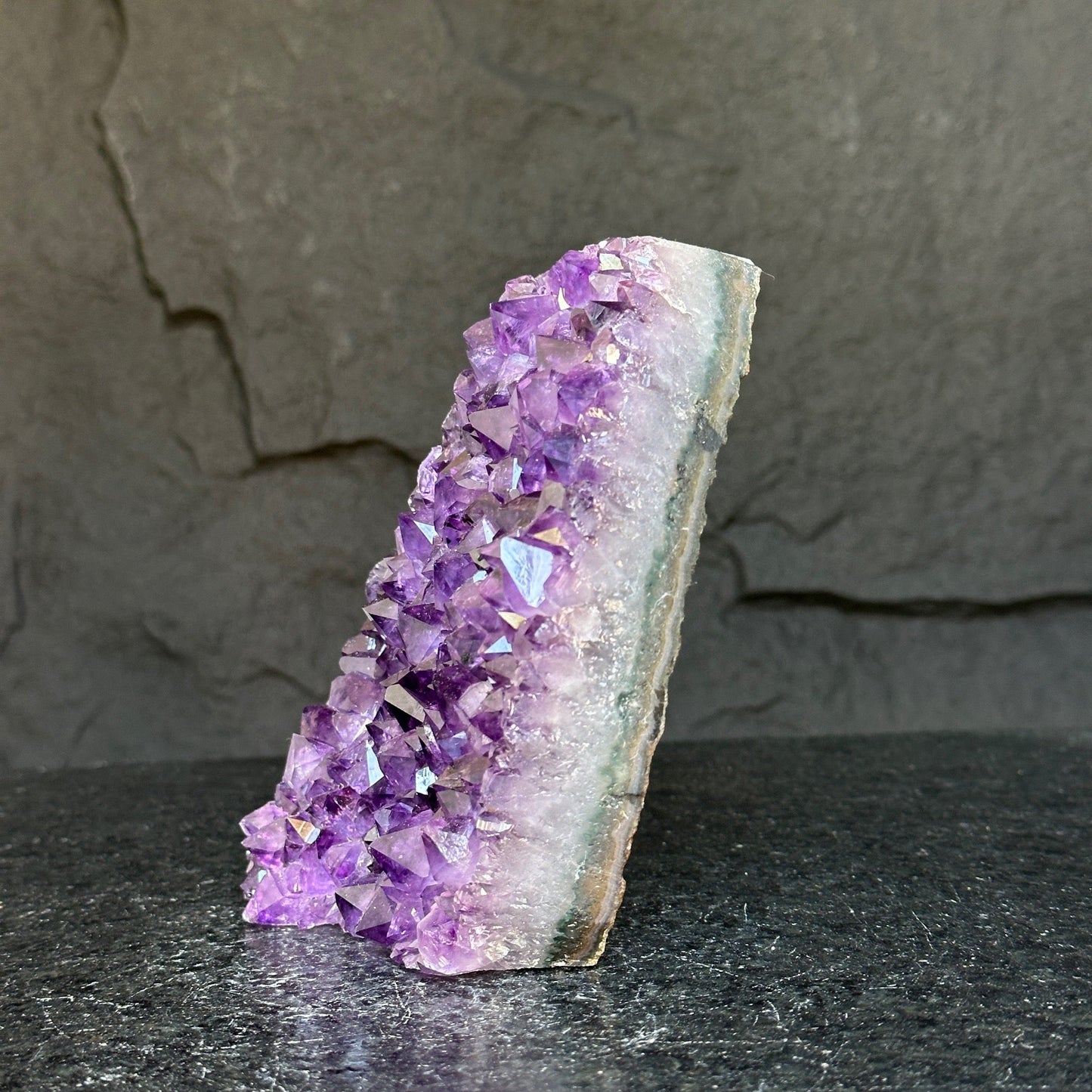 Deep purple amethyst cathedral, 2LB amethyst crystal