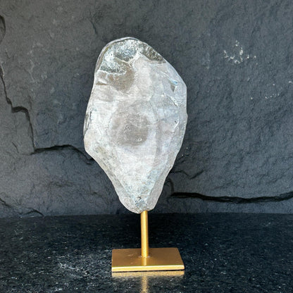 Amethyst Geode Cave with metallic base, Large Cave shaped, 9 inches tall piece for collectors, Full polished, Stunning decor Crystal