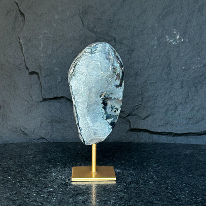 Unique Premium Amethyst with Display, Raw Amethyst Geode on Stand