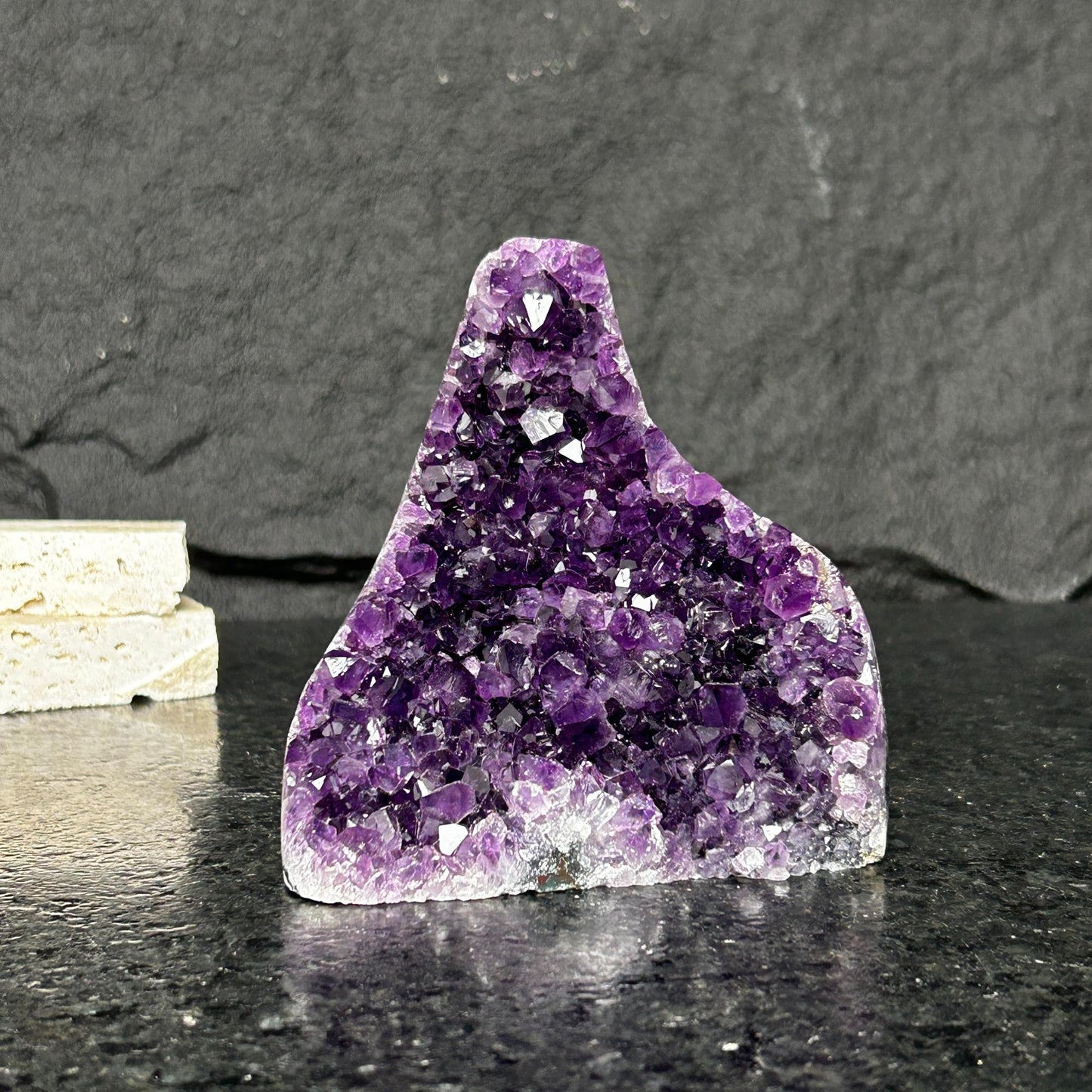 Amethyst druzy stone, extra large amethyst geode