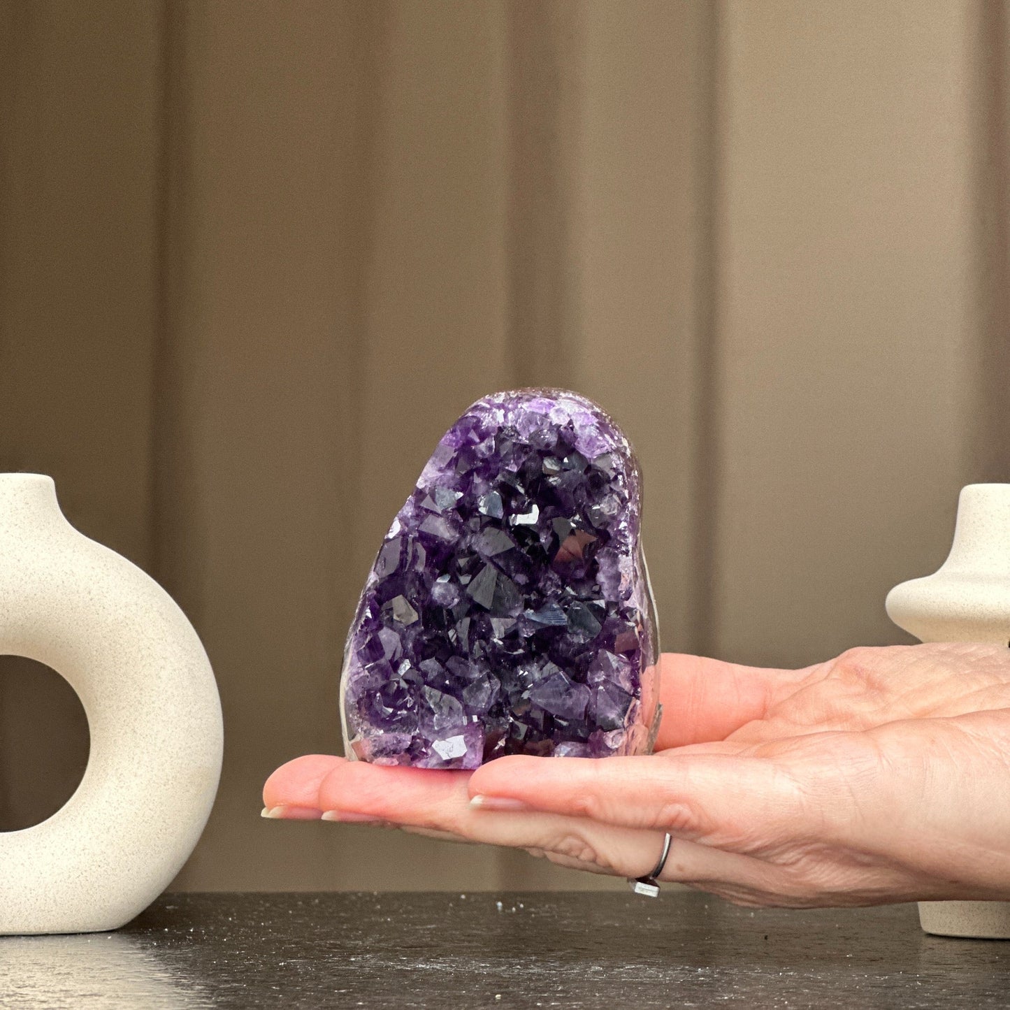 Amethyst crystal stones and geodes for sale