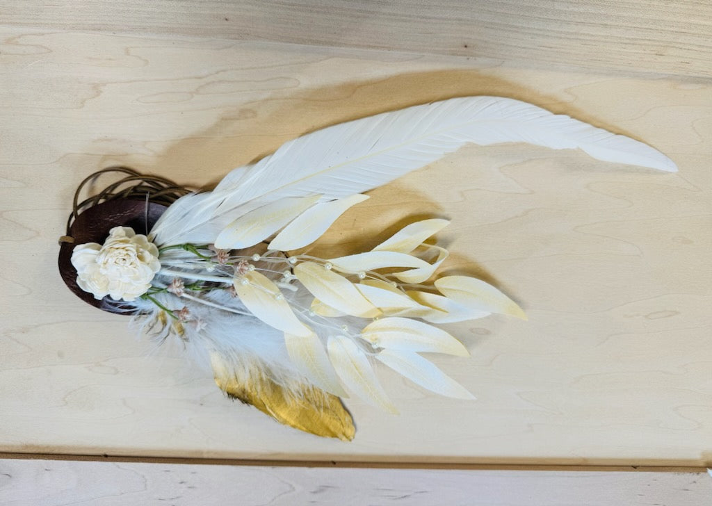 Boho Western Wedding Floral Bridesmaid Hat Band Only 984u