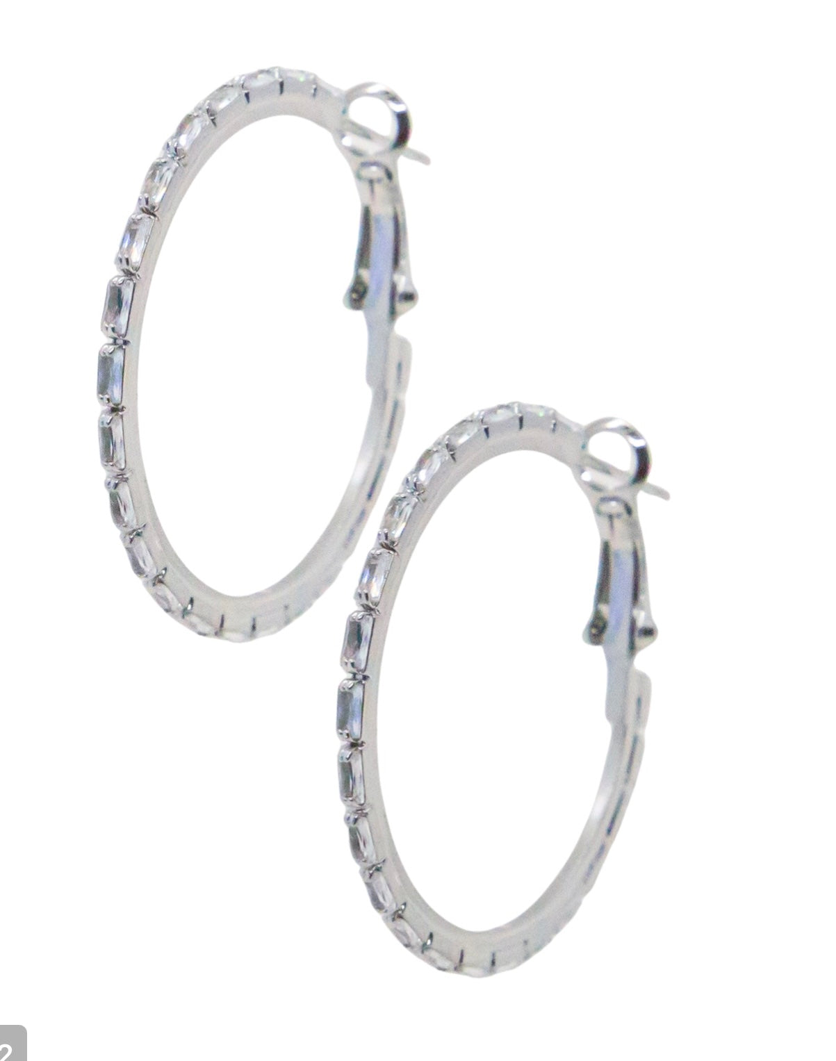 Silver Hoop Earrings