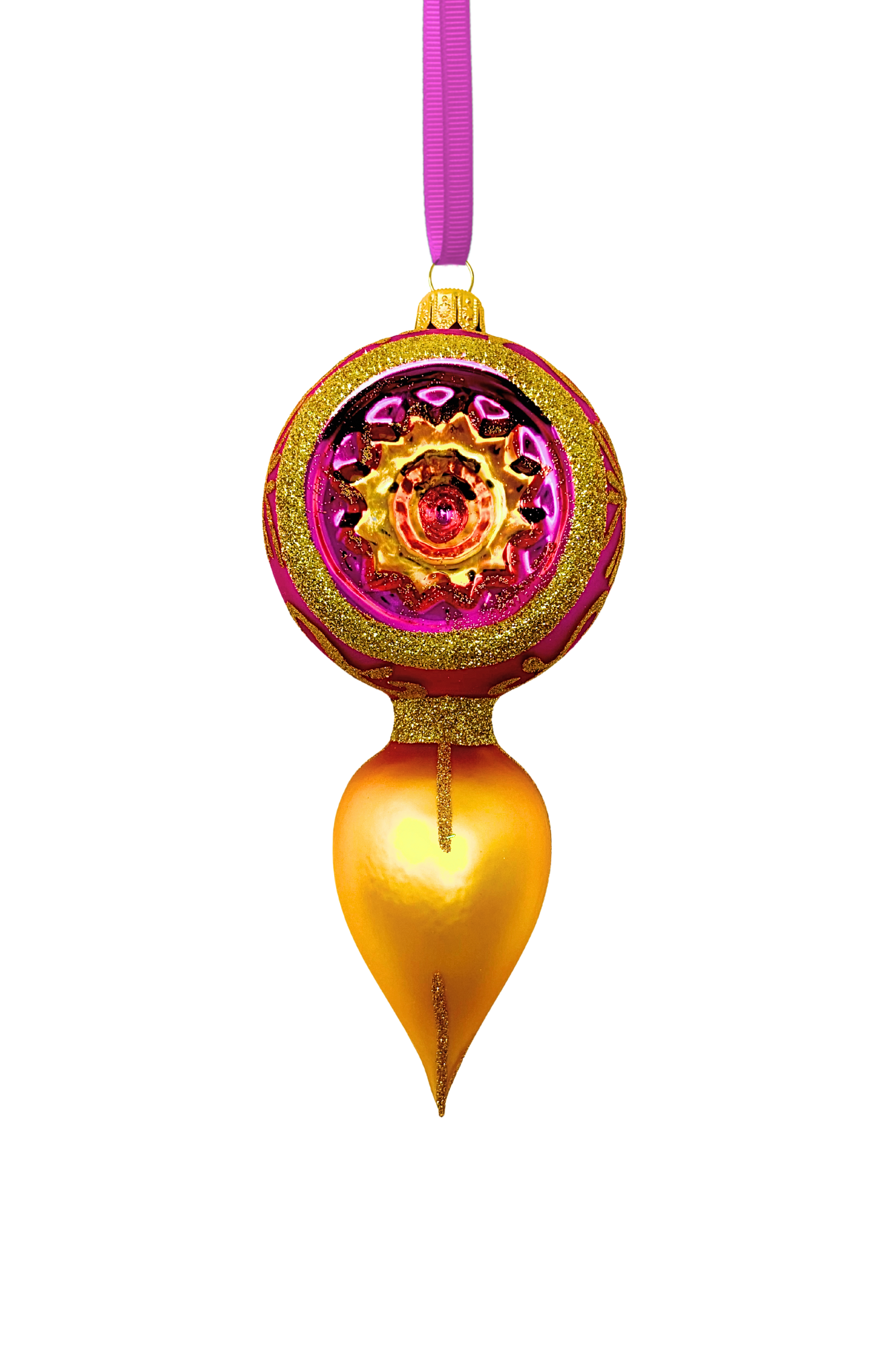 Grand Dame Glass Christmas Ornament