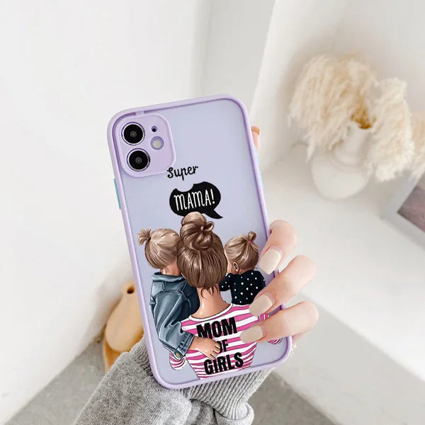 Super Mom Dad Hard Baby Girl Phone Case For iphone