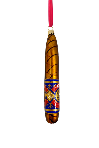 Habana Royale Cigar Polish Glass Ornament