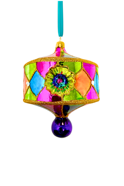 Havana Reflector Polish Glass Ornament